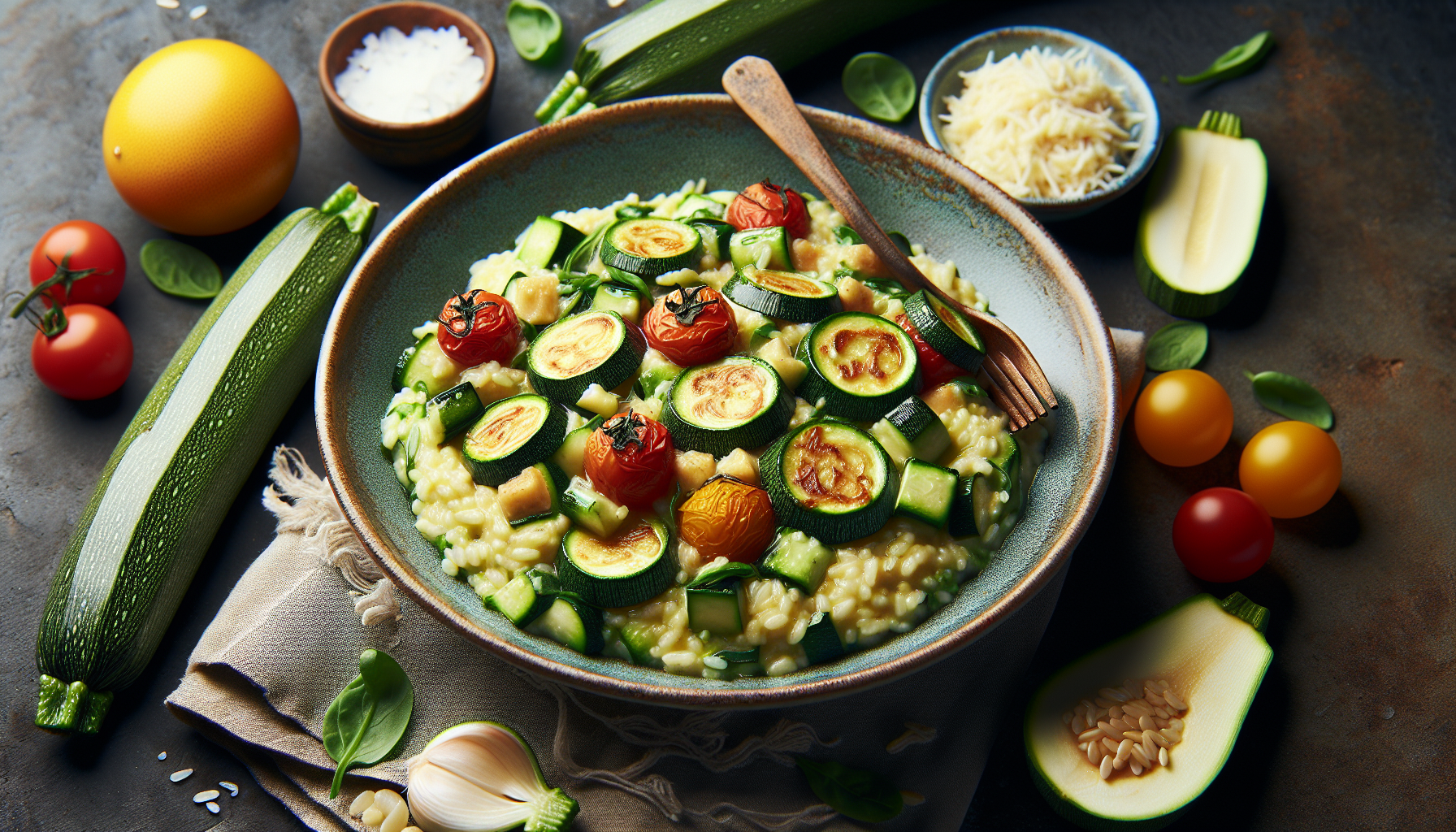 Risotto zucchine